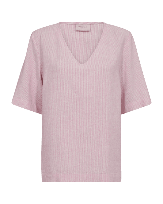 Hovedbilde Lava Blouse Stripe Offwhite Fuchsia Pink