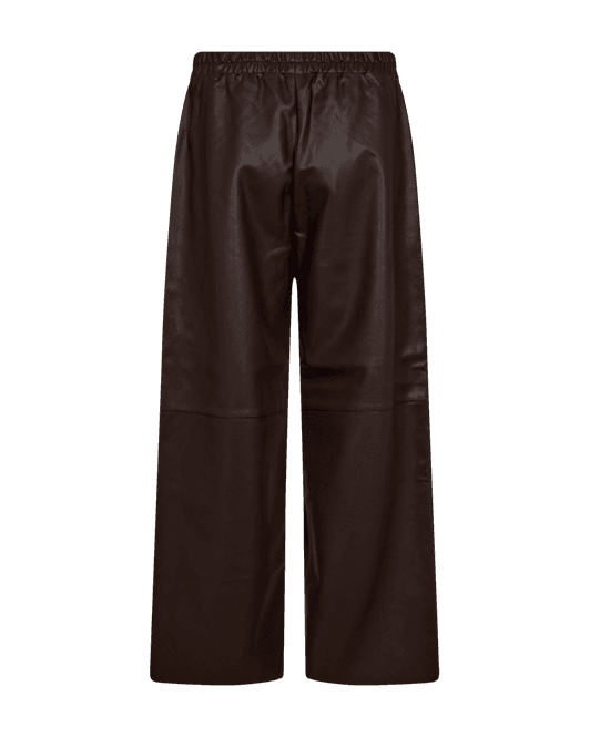 Hovedbilde Veggy Pants Faux Leather Coffee Bean