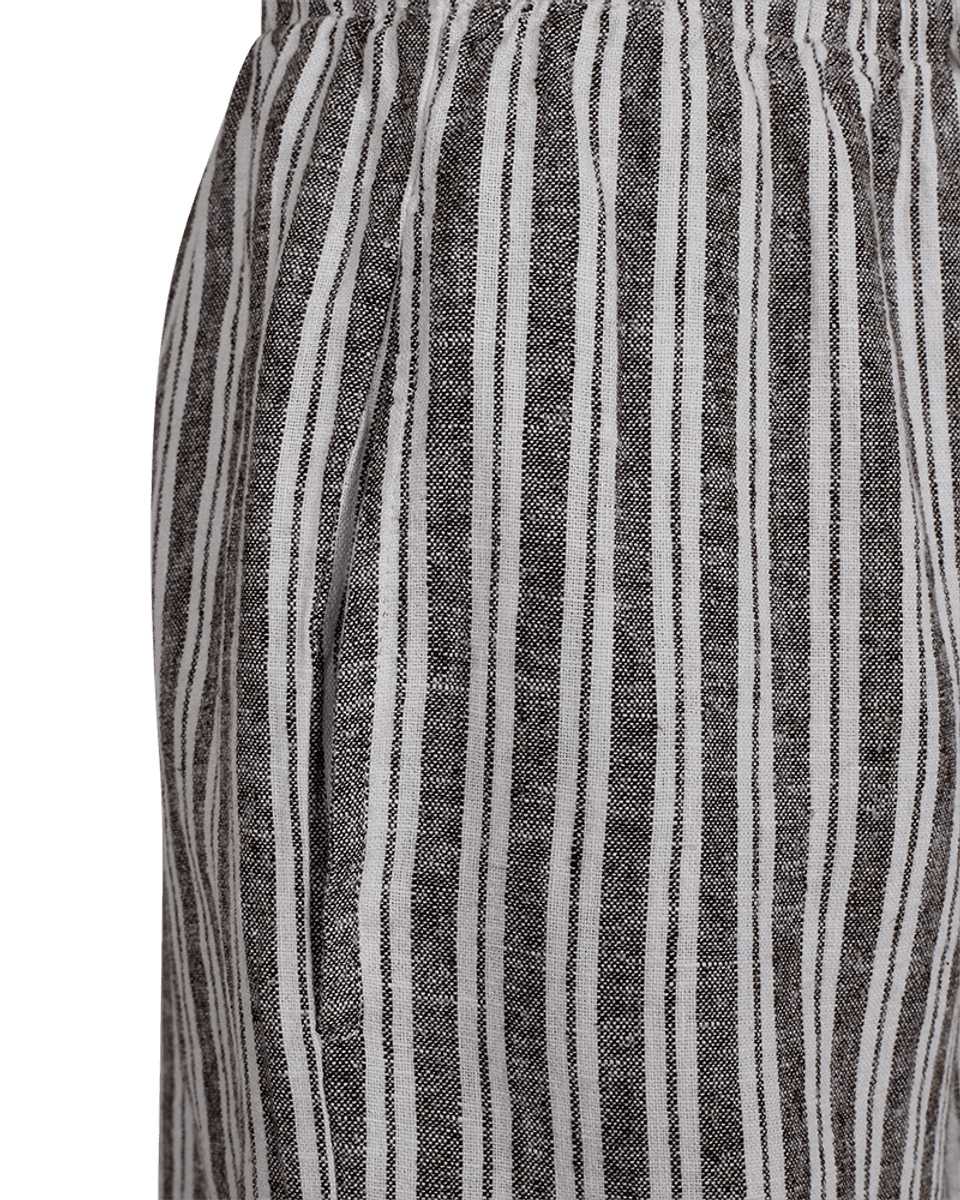 Lava Dyed Stripe Shorts Coffee Bean w. Brilliant White
