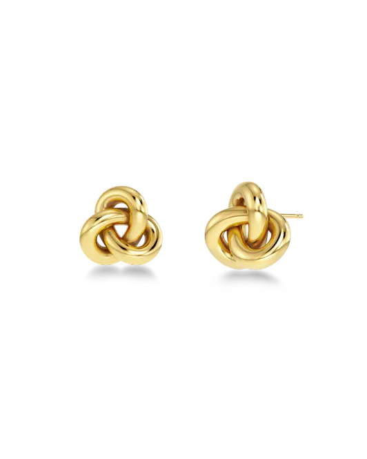 Hovedbilde Infinity Knot Studs S Gold