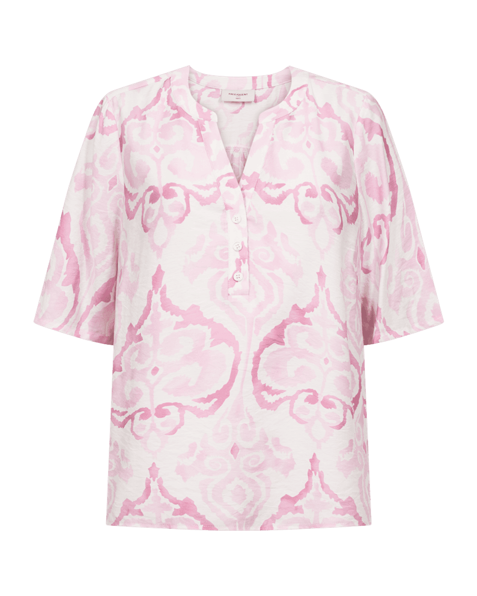 Vespa Blouse Sweet Lilac w. Star Off-white