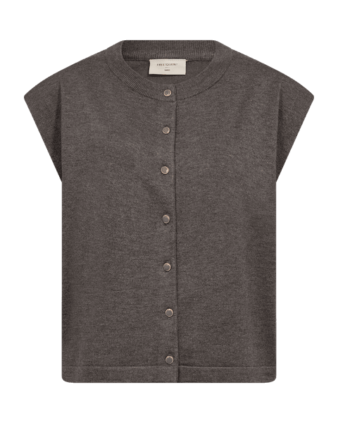 Hovedbilde Katie Waistcoat Button Morel Melange