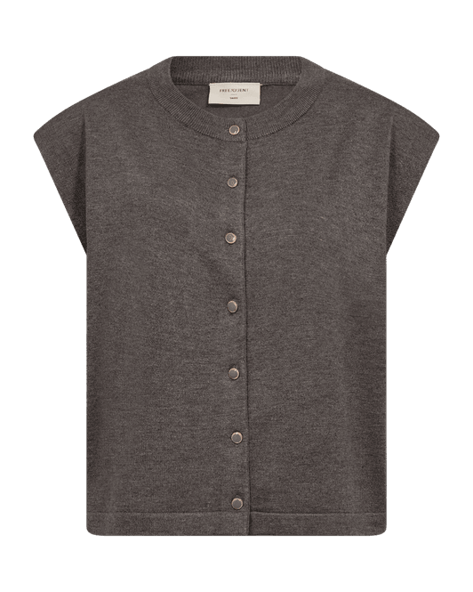 Hovedbilde Katie Waistcoat Button Morel Melange