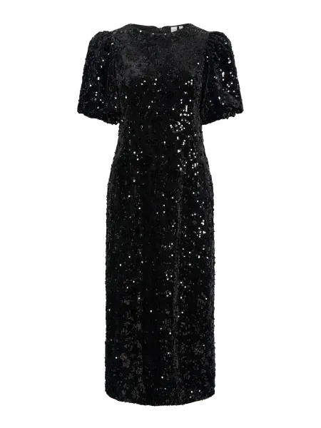 Hovedbilde YasSofie 2/4 Sequin Midi Dress Black