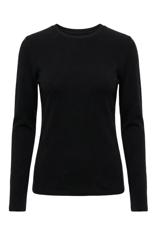 SlfManja O-Neck Black