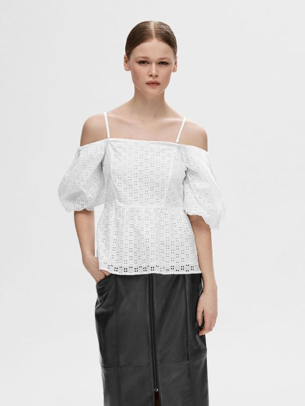 SlfAnelli On Off Shoulder Bright White