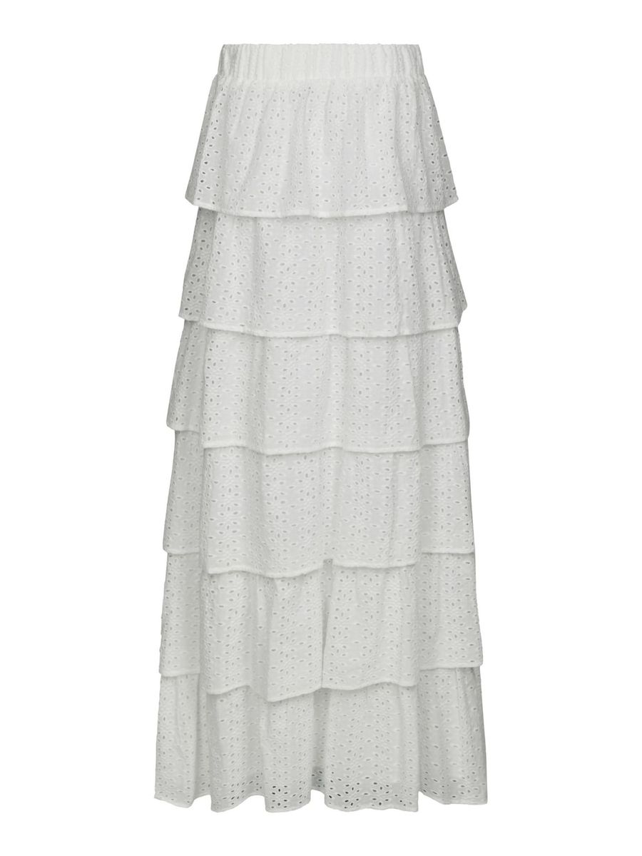 Morris Emb Skirt Off White