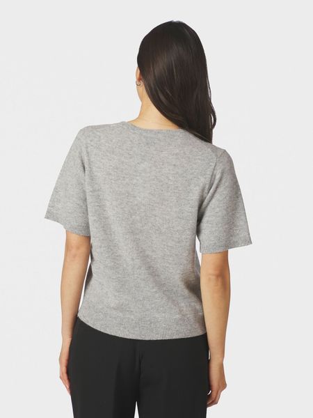 Hovedbilde Missy Wool Knit Tee Grey Melange