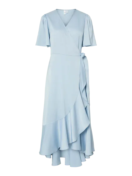Hovedbilde YasThea 2/4 Midi Wrap Dress Skyway
