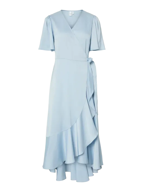 Hovedbilde YasThea 2/4 Midi Wrap Dress Skyway