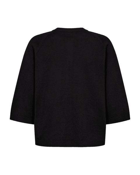 Hovedbilde Katie Cardigan Button Black