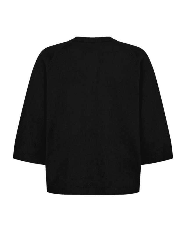 Katie Cardigan Button Black