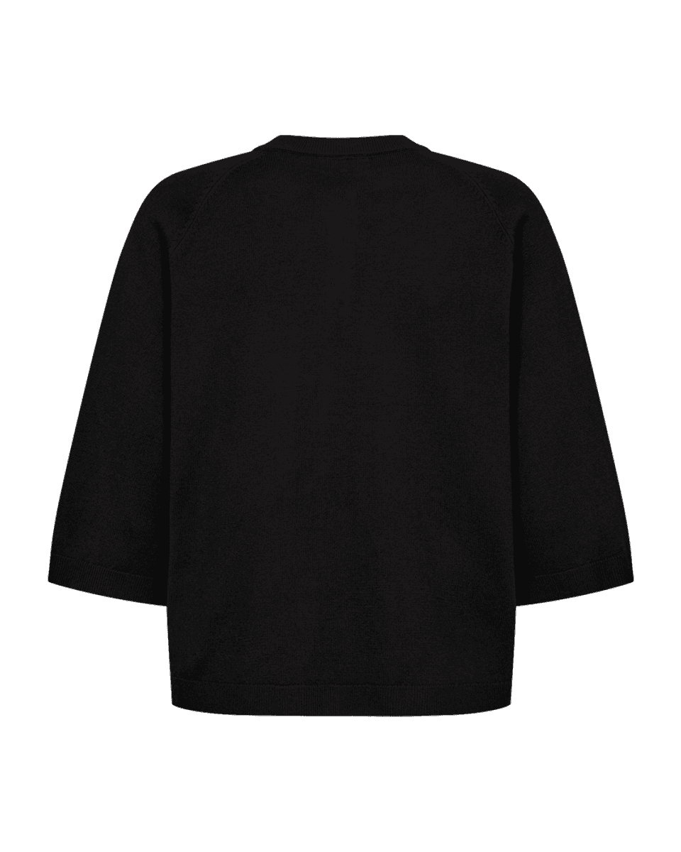 Katie Cardigan Button Black