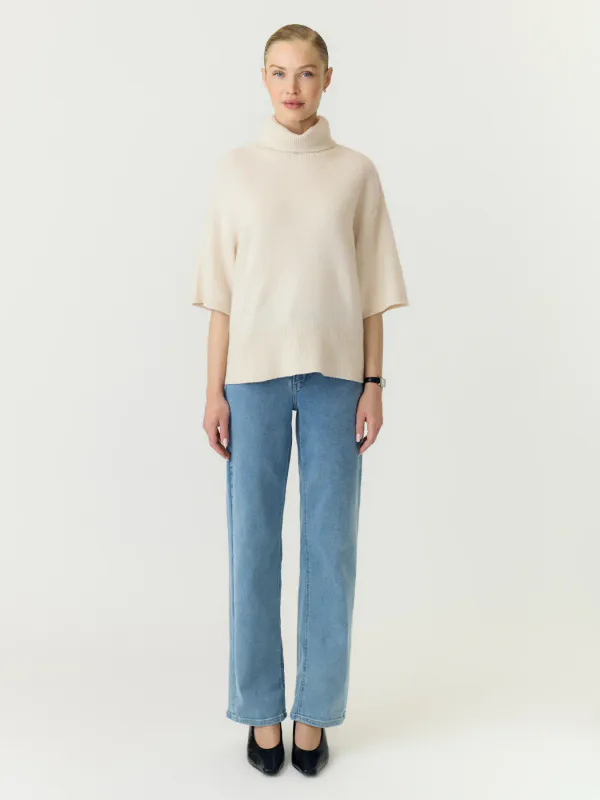 Yasemila 2/4 Wool Knit Sandshell