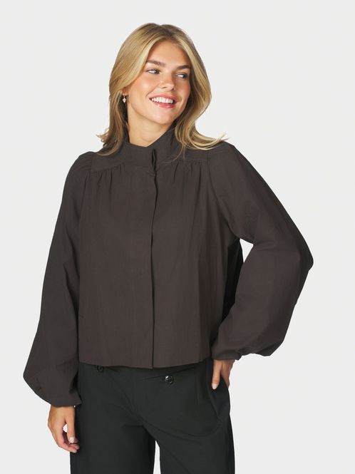 Hovedbilde Tirsa Twill Jacket Dark Brown