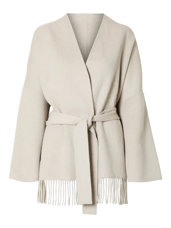 SlfEsma Handmade Jacket Birch Melange