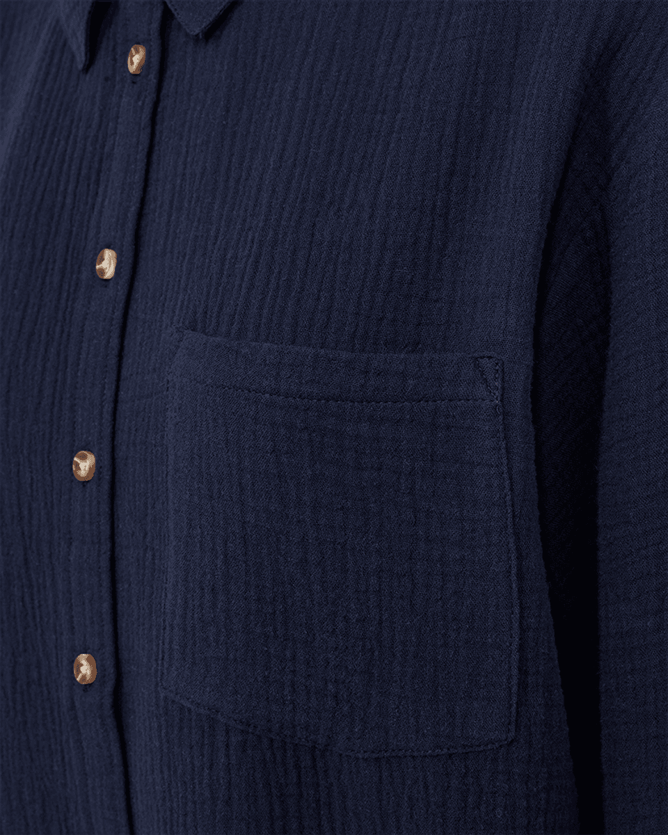 Esmingo Shirt Navy Blazer