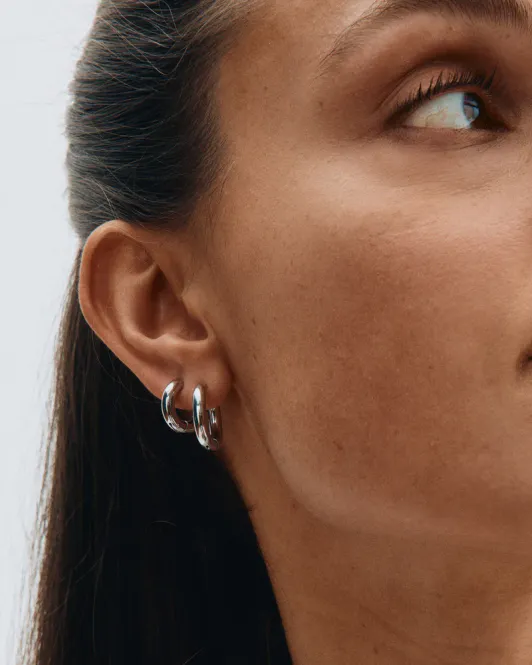 Hovedbilde Chunky Hoops S Steel