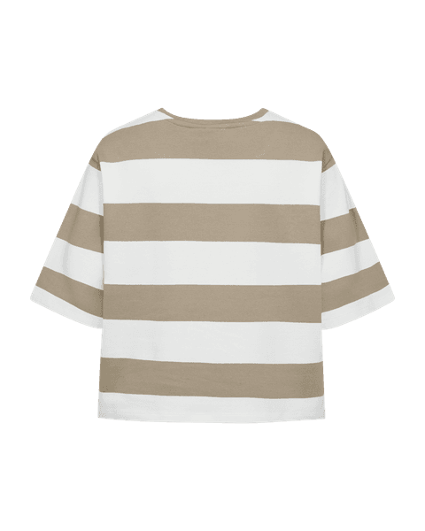 Hovedbilde Famila Tee Striped Star Off White W Silver Mink