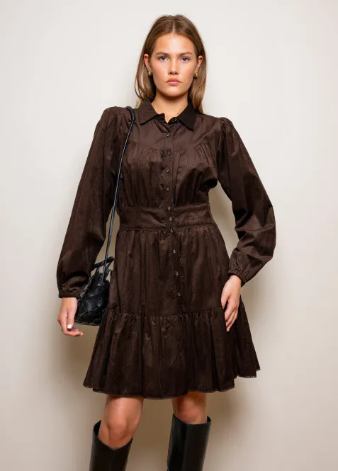Hovedbilde Vicky Dress Dark Mocha Corduroy 