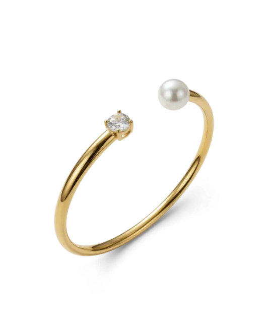 Hovedbilde Luna Bangle Gold