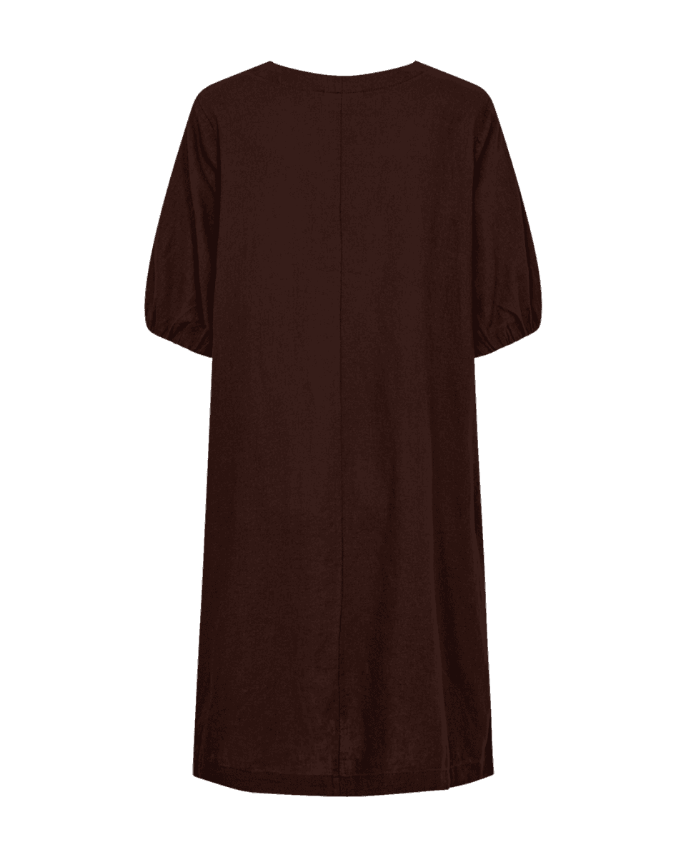 Lava Dress Balloon Sleeve Coffee Bean