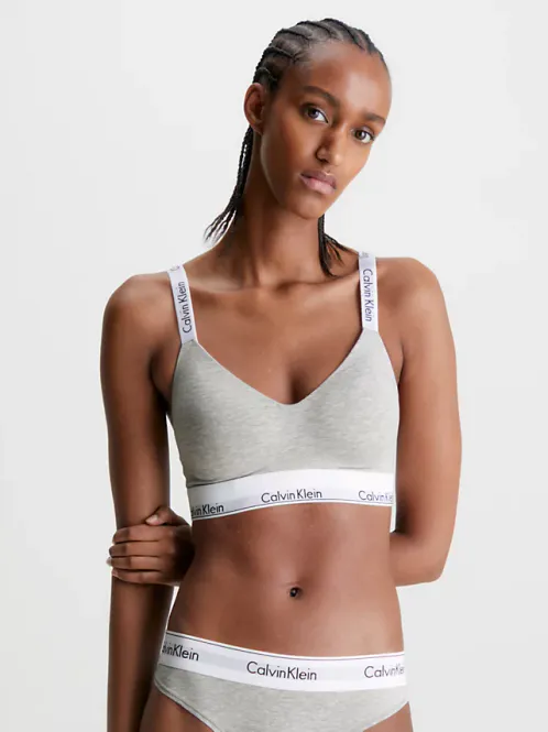 Hovedbilde Light Lined Bralette Grey Heather