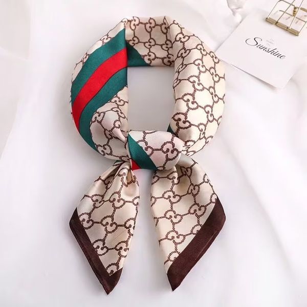 Hovedbilde Bandana Brun Rød Grønn