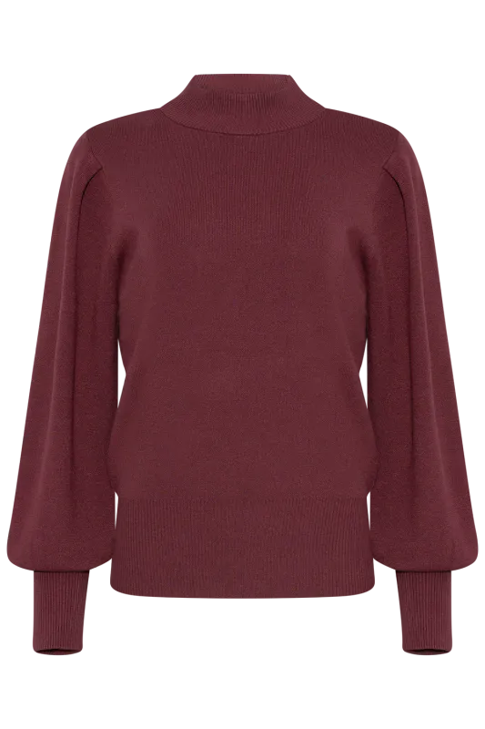 YasFonny Knit Pullover Fig