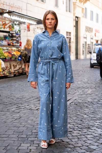 Hovedbilde Elida Pant Denim Fiore