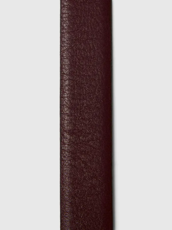 Feline Leather Belt Fig