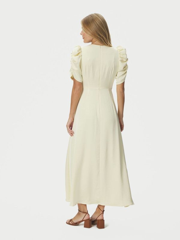 Benuti Solid Dress Light Yellow