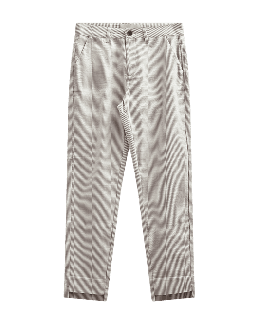 Hovedbilde Rex Ankle Pants Stripe Moonbeam w. Morel