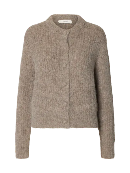 Hovedbilde SlwGabriella Button Cardigan Steel Gray