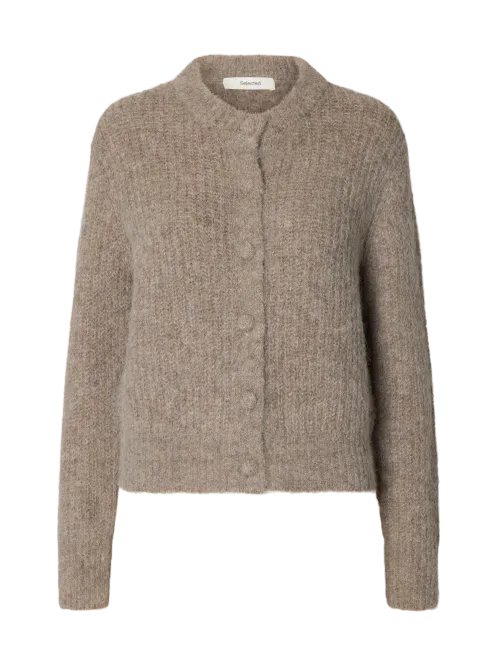 Hovedbilde SlwGabriella Button Cardigan Steel Gray