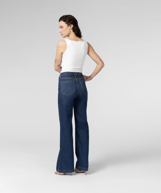 The Hennie Jean Dark Vintage Blue