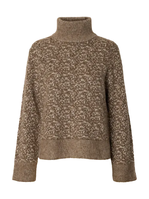 Hovedbilde SlwLulu Duo Knit High Neck Dachshund Birch