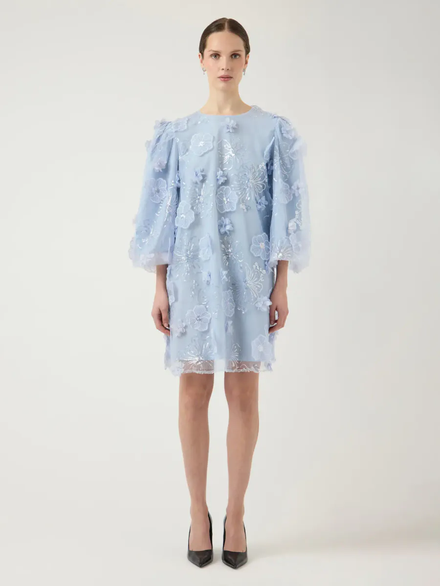 Yassolana 3/4 Midi Dress Skyway