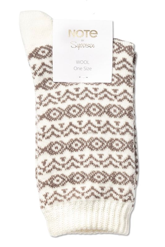 Note Wool Pattern Offwhite/Beige