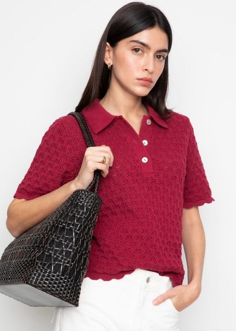 Hovedbilde Gwen Knit Tee Berry