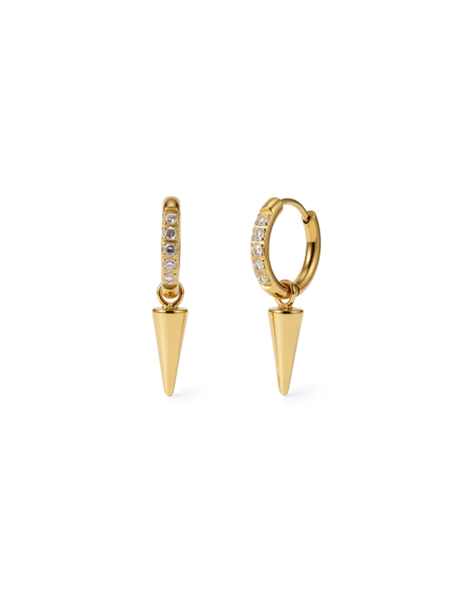 Hovedbilde Peak Hoops Mini Sparkle Gold