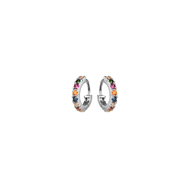 Nubia Colour Earring Sølv