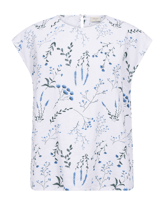 Hovedbilde Laluna Blouse Brilliant White w. Blue Bell