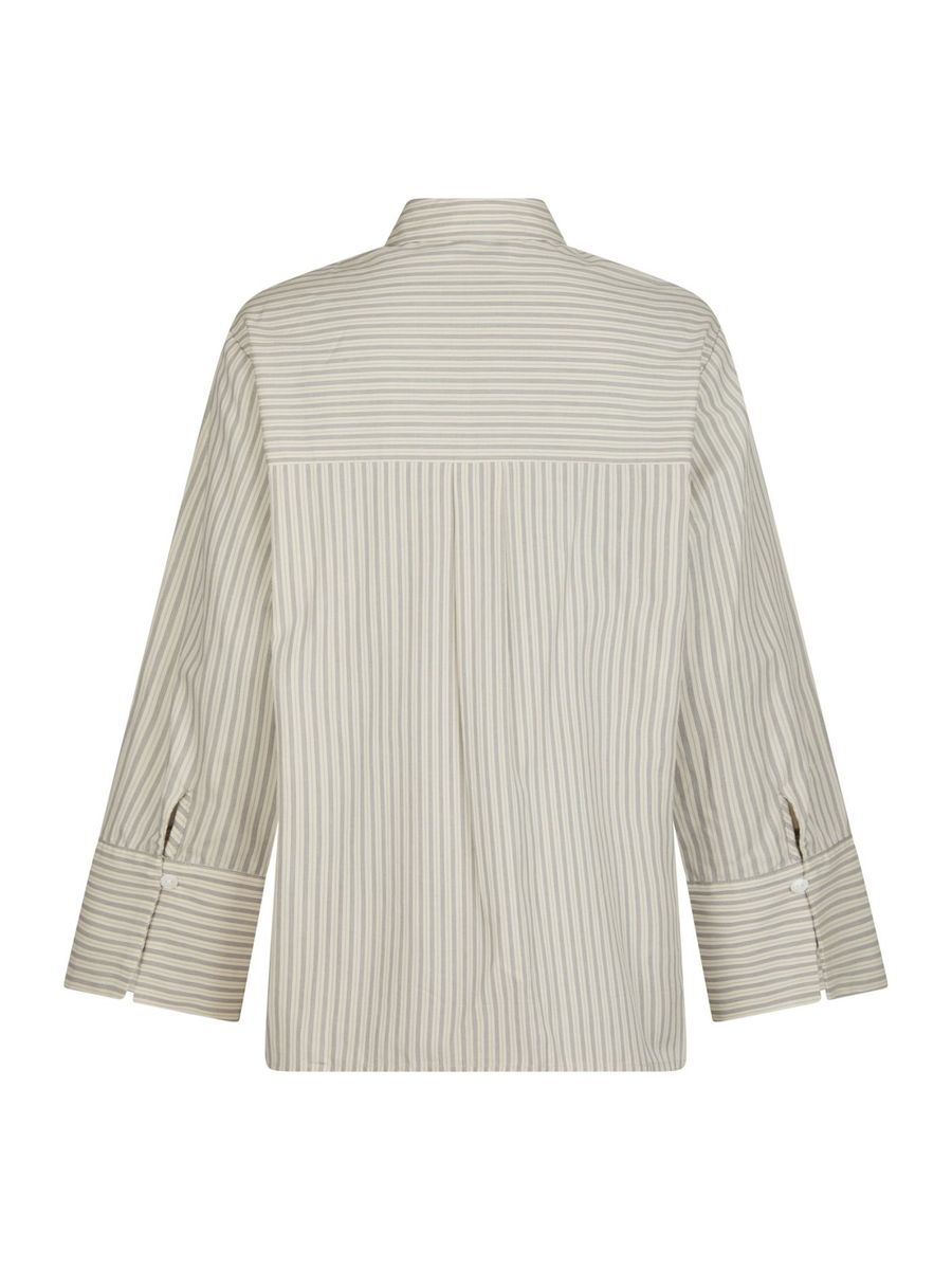 Dita Double Stripe Shirt Creme