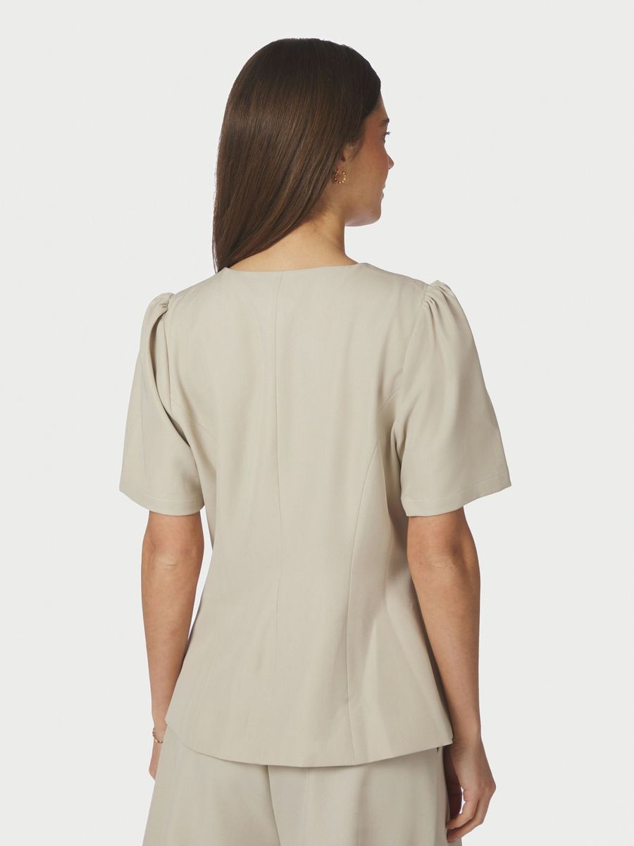 Jules Structure Blouse Creme