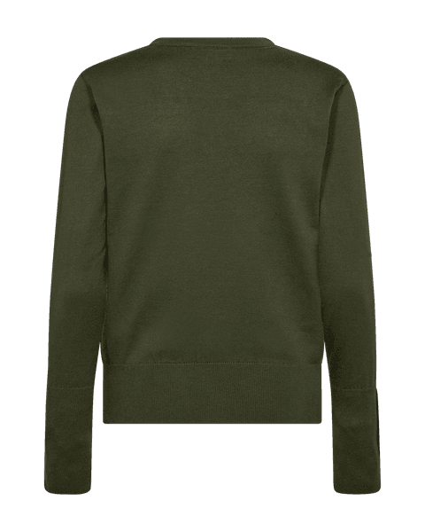 Hovedbilde Katie Pullover Gold Button Kombu Green