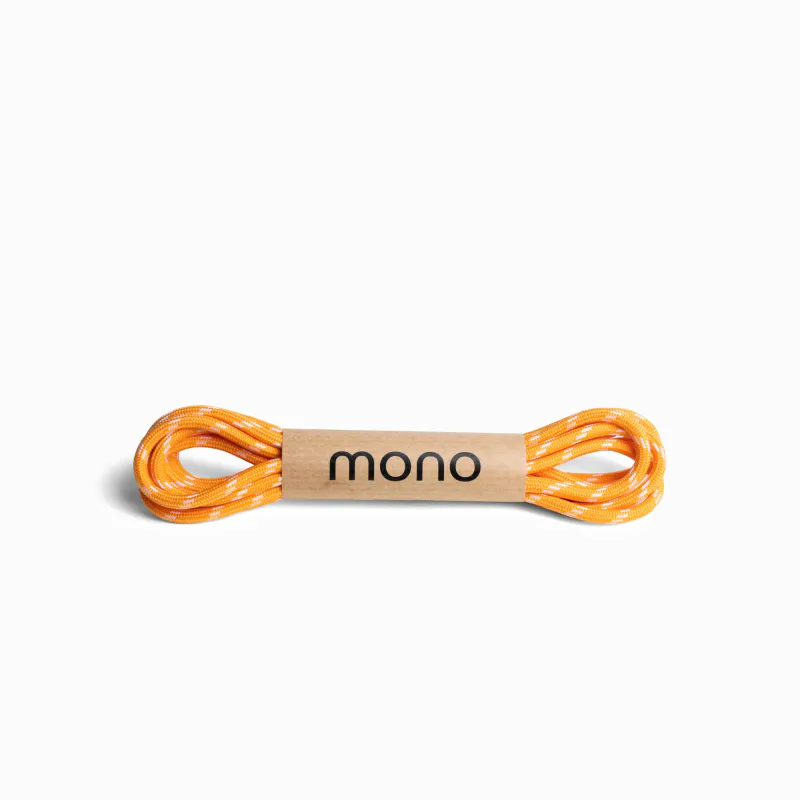 Shoe Laces Orange White