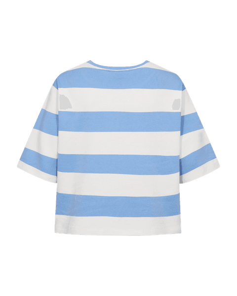 Hovedbilde Famila Tee Striped Star Off white Vista Blue
