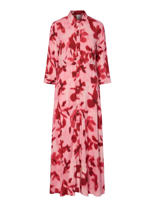 Hovedbilde Yassavanna Long Shirt Dress Moonlite Mauve Cammy