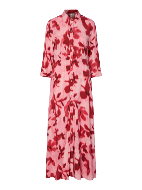 Yassavanna Long Shirt Dress Moonlite Mauve Cammy